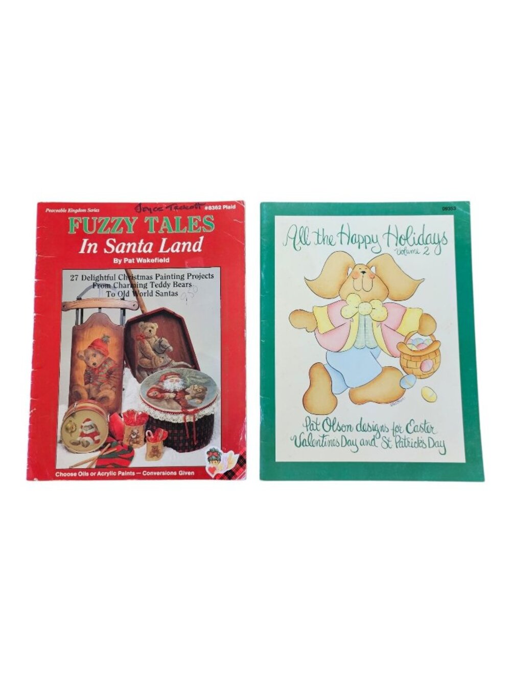 Tole Painting Books Pat Wakefield Fuzzy Tales Santa & Pat Olson Happy Holidays
